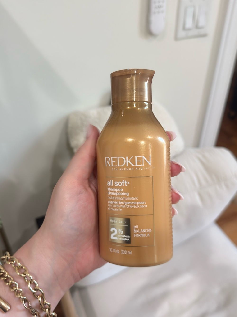 Redken All Soft Shampoo - Gold Bottle